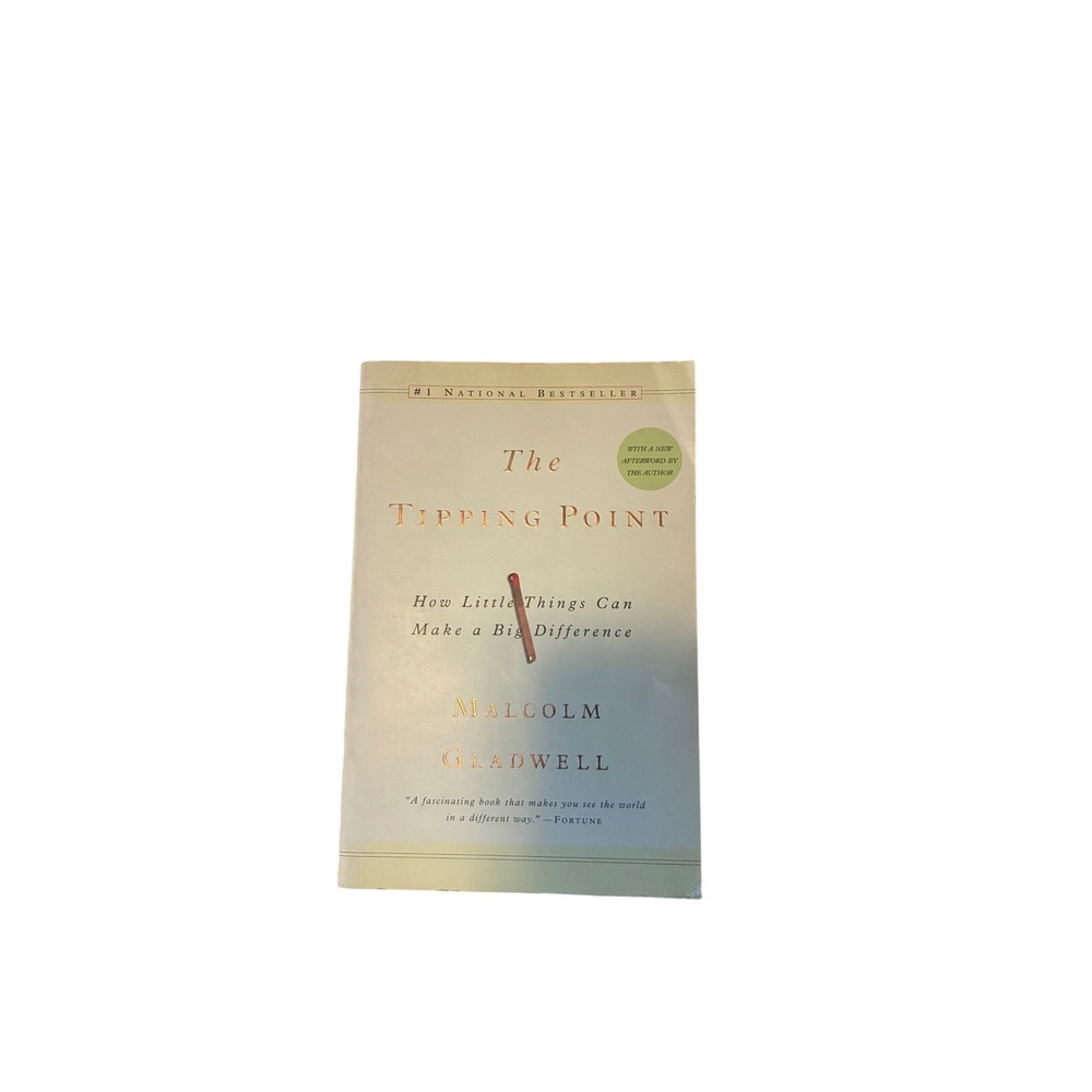 The Tipping Point Malcolm Gladwell Paperback Non-Fiction Psychology Book